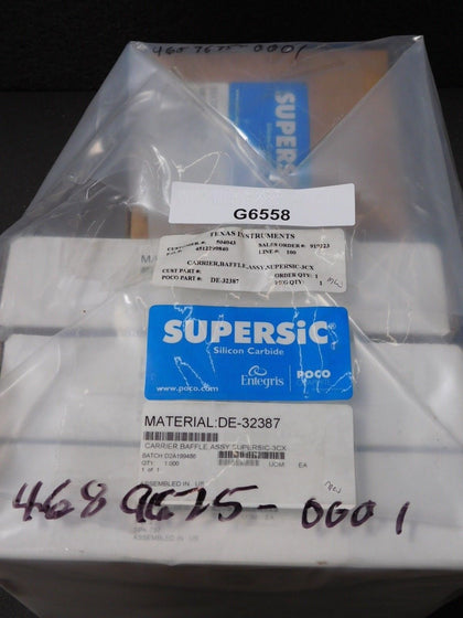 Entegris DE-32387 DE-32392 Carrier Baffle ASSY 3CX(x1) 3CX(x3) SUPERSiC New