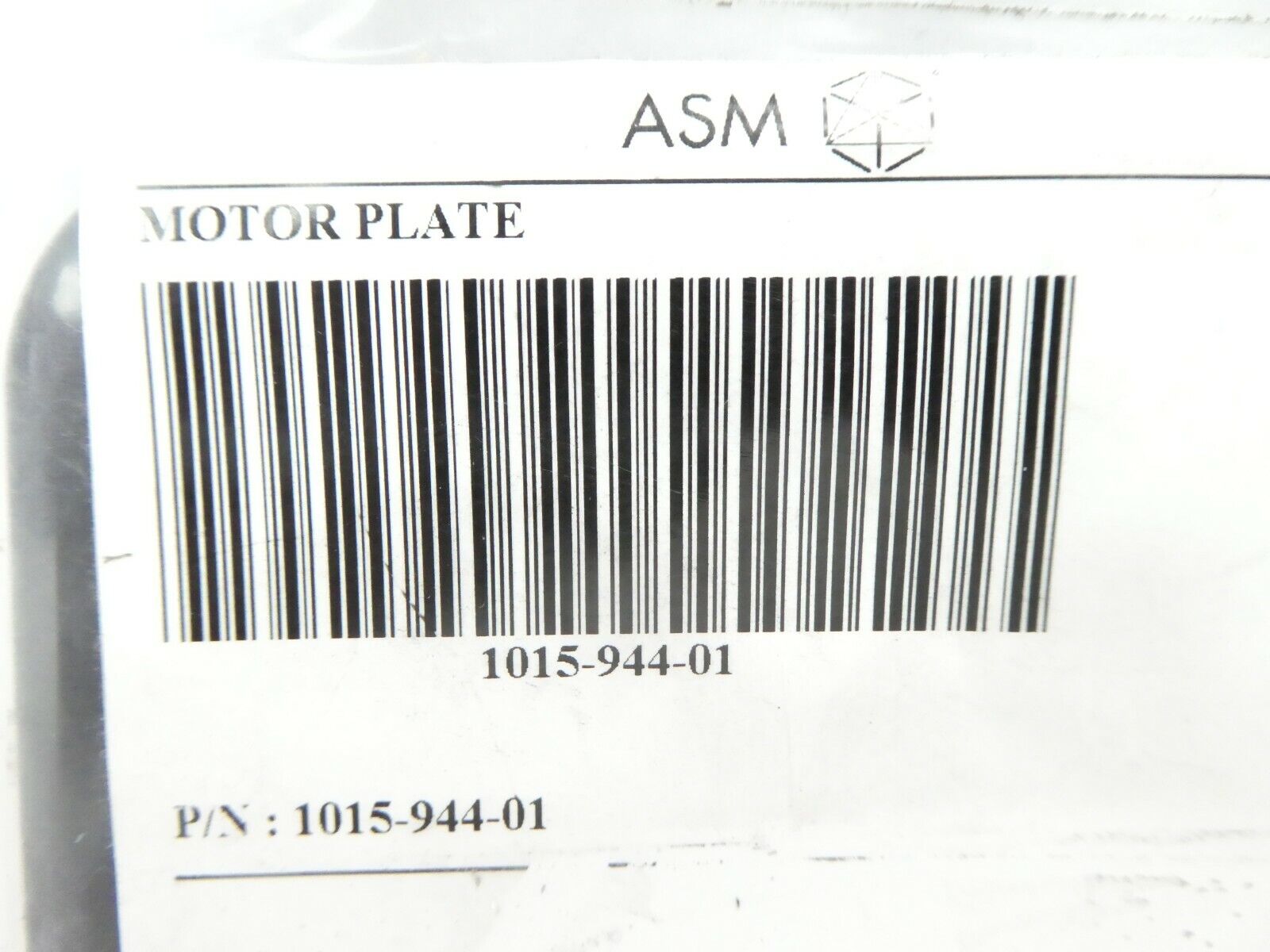 ASM Advanced Semiconductor Materials 1015-944-01 Motor Plate New Surplus