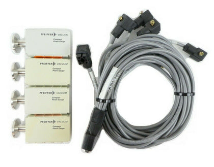 Pfeiffer PTR26750A Pirani Gauge TPR265 Lot of 4 KLA-Tencor 200-20613-000 Working