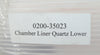 AMAT Applied Materials 0200-35023 Quartz Lower Chamber Liner New Surplus