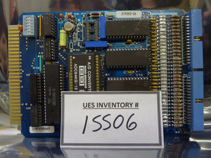 Applied Micro Technology 1317-1-F-0962-0787 Analog Input PCB Card ST4303-16 Used