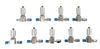 Parker Veriflo 45700041 Diaphragm Valve 930AOPLPNCSFSMF Reseller Lot of 9 Spare