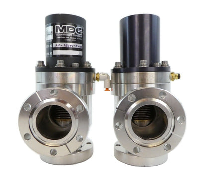 MDC Vacuum Products 313029-10 Angle Valve AV-150M-P-10 Lot of 2 Working Surplus