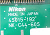 Nikon 4S015-192 Processor PCB Card NK-C44-60S NSR Series No Pull Tabs Working