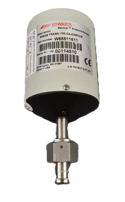 Edwards W65531611 Barocel Pressure Sensor 655AB 1 Torr Working Surplus