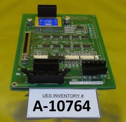 NSK E010ZZIF1-014-A Interface Relay Board PCB Z-I/F Used Working
