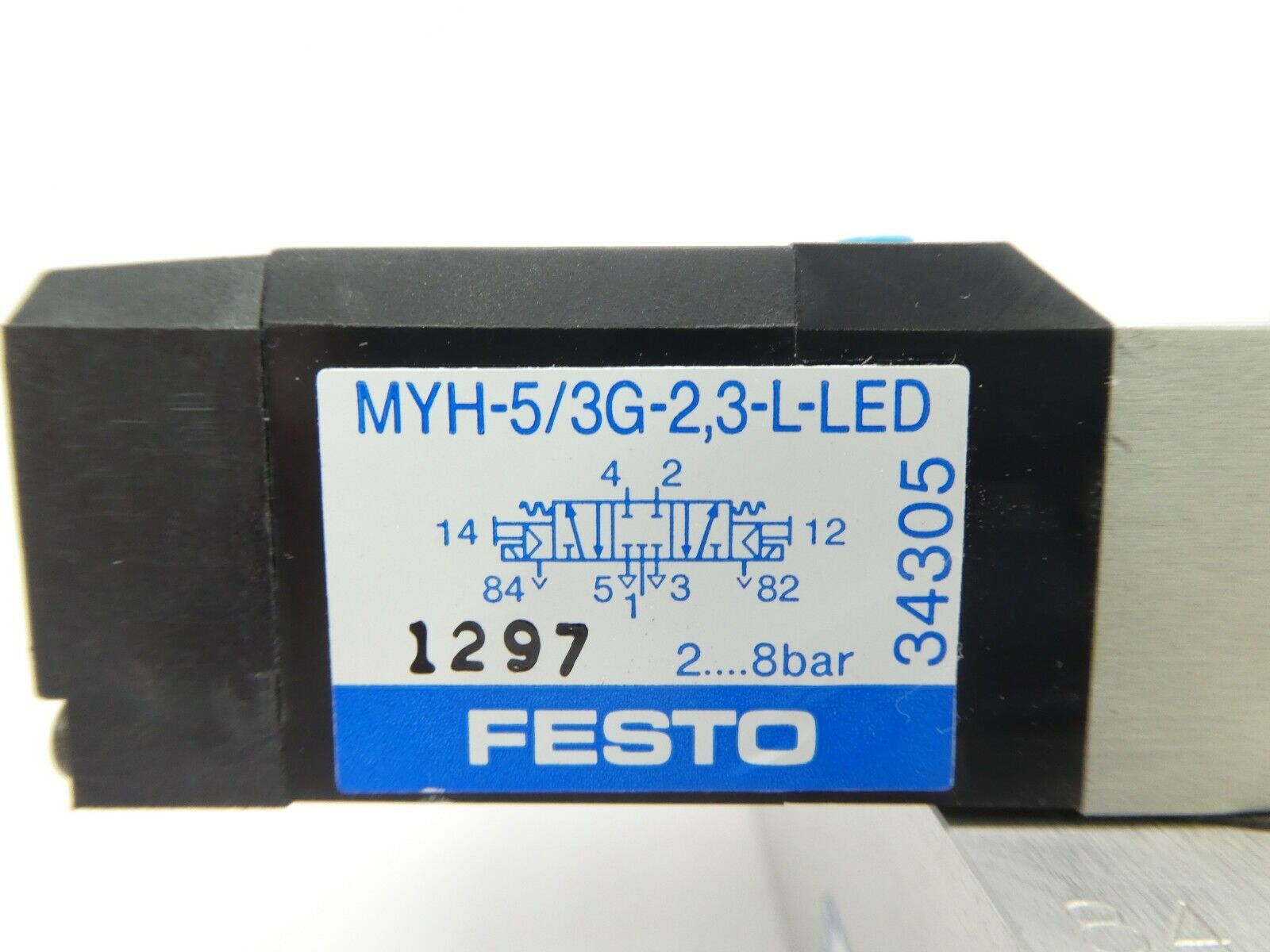 FESTO MYH-5 2-M5-L-LED 34309 Solenoid Valve – New In Box