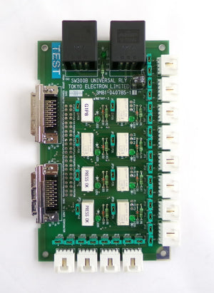 TEL Tokyo Electron 3M81-040785-11 Universal Relay PCB Reseller Lot of 2 Working