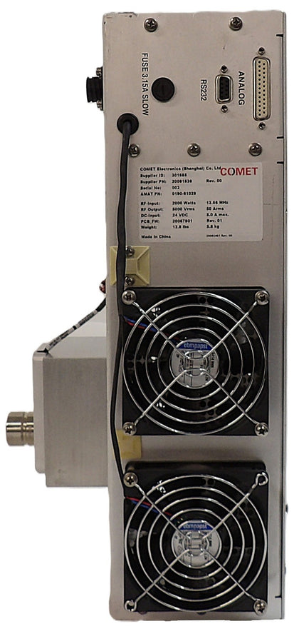 Comet Technologies 20091539 RF Match AMAT Applied Materials 0190-61029 Working