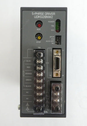 Oriental Motor UDK5128NW2 5-Phase Stepping Motor Set PK599AHW Working