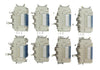 SMC PCW Type 7-Port Pneumatic Manifold Reseller Lot of 8 Working Surplus