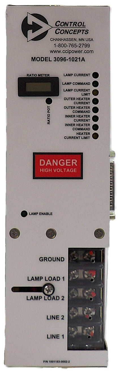 Control Concepts 3096-1021A SCR Power Controller AMAT 0190-43082 Working Spare