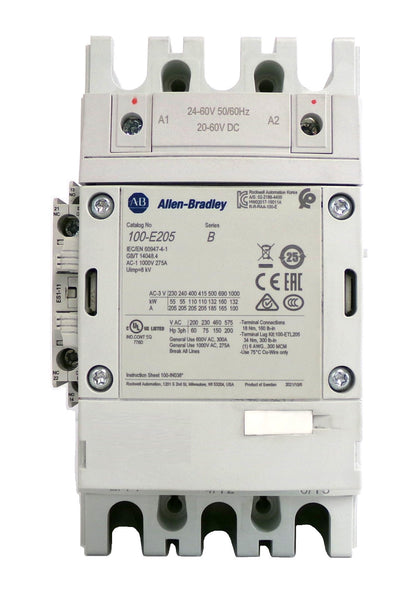 AB Allen-Bradley 100-E205 3-Pole Direct On Line Contactor Series B Working