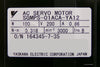 Yaskawa Electric SGMPS-01ACAYA12 AC Servo Motor Working