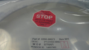 AMAT Applied Materials 0200-00673 8” Cover Ring Endura 200mm Used Working