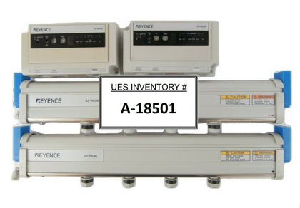 Keyence SJ-R036 Static Eliminator System Set with Controller Lot of 2 Working