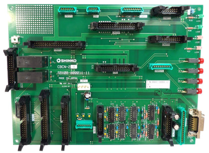 Shinko SBX08-000011-11 Interface PCB CBCN-2 SBX93-100005-C2 Working Surplus