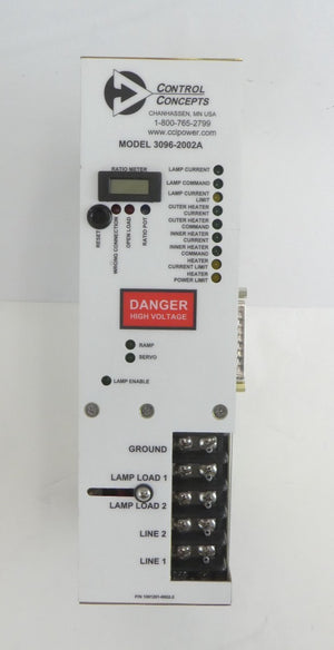 Control Concepts 3096-2002A SCR Power Controller AMAT 0190-43083 Lot of 2