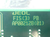 JEOL AP002128(01) Processor Board PCB Card FIS(3)PB JSM-6400F Used Working