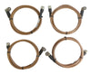 AMAT Applied Materials 0190-42020 RF Cable Reseller Lot of 4 Working Surplus