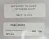 AMAT Applied Materials 0040-49965 300mm Titan Head Grooved Retaining Ring New