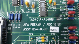 ASML 854-8306-008E Circuit Board PCB AFA Preamp / ADC 16 Bit Used Working