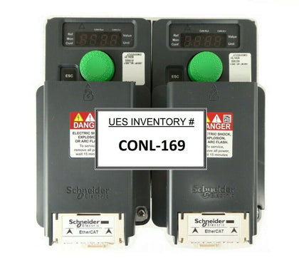 Schneider Electric ATV320U02M2C VFD Frequency Drive Altivar 320 VW3A3600 Working