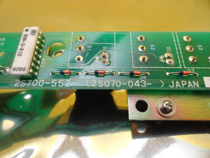 Nikon 2S700-552 Microscope Keypad PCB Board 2S070-043 OPTISTATION 3 Used Working