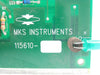 MKS Instruments 115610 Main Board PCB 115609-D 152H-P0 Type 152 Working Spare