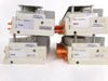 SMC SS5V1- Pneumatic Manifold SS5V1-DUQ00578 SS5V1-DUQ00584 Lot of 4 Working