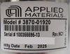 AMAT Applied Materials 3870-01920 Angle Poppet Valve New