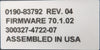 AMAT Applied Materials 0190-83792 Pedestal Driver 1080-01809 Copper Cu Working
