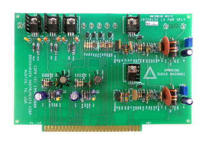 Brookhaven Instruments 10720132 LV Power Supply PCB Card SCANMASTER II Working