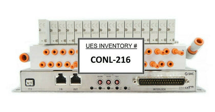 AMAT Applied Materials Pneumatic Block 1 SMC 16-Port Manifold INR587-33 Working