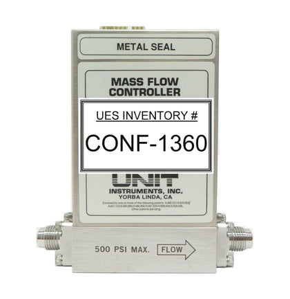 UNIT Instruments UFC-8160 Mass Flow Controller MFC 10 SLM O2 Working Spare