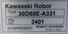 Kawasaki 30D60E-A331 Robot Controller TSC101 Untested As-Is