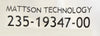 Mattson Technology 235-19347-00 Wafer Paddle Arm End Effector 303-05074-00 New