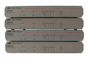 Allied Telesis AT-AR410-10 Branch Office Router AR410 Reseller Lot of 4 Surplus