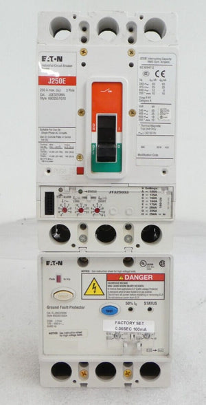 Eaton JGE325032G Circuit Breaker J250E ELJBN3250W Reseller Lot of 2 Working