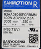 Sanyo Denki R2AA08040FCRBMM AC Servo Motor SANMOTION R Working