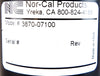 Nor-Cal Products 3870-07100 Pneumatic Gate Valve AMAT Working