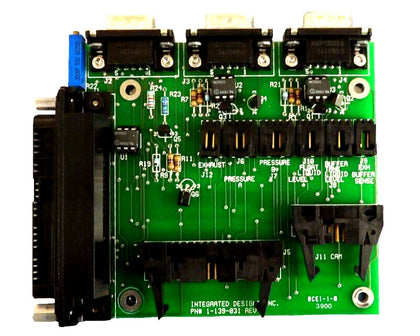 Integrated Designs 1-139-031 IDI Pump 300 Chemical Interface PCB Working Surplus