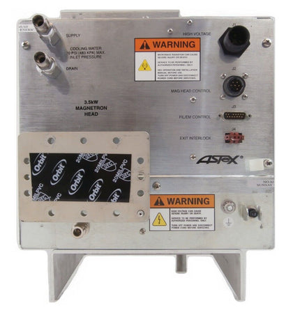ASTeX FI20638 3.5 kW Magnetron Head Assembly D13449 AG9131A Working Surplus
