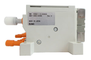 SMC VV5Q11-12-X3093V 12-Port Pneumatic Manifold AMAT 4060-00946 Working Surplus