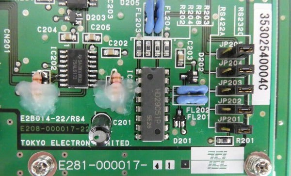 TEL Tokyo Electron E281-000016-41 ECC2 Controller EC Module PCB E281-0 ...