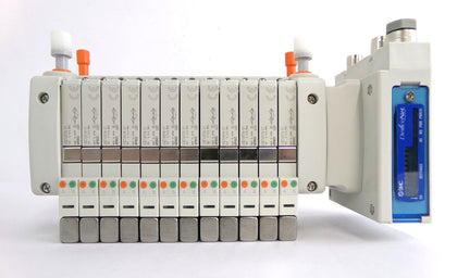 SMC VV5QC11-12-DUQ02529 16-Port Pneumatic Manifold EX260-SDN1-X178 Working