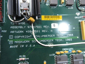 Schlumberger 97847501 PCB 40847501 REV G IDS 10000 Used Working