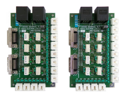TEL Tokyo Electron 3M81-040785-11 Universal Relay PCB Reseller Lot of 2 Working