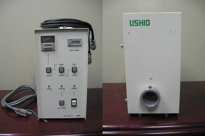 USHIO HB-251B/A Lamp Housing & HB-25103BY Power Supply Used Working