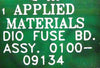 AMAT Applied Materials 0100-09134 DIO Fuse PCB Board Reseller Lot of 2 As-Is